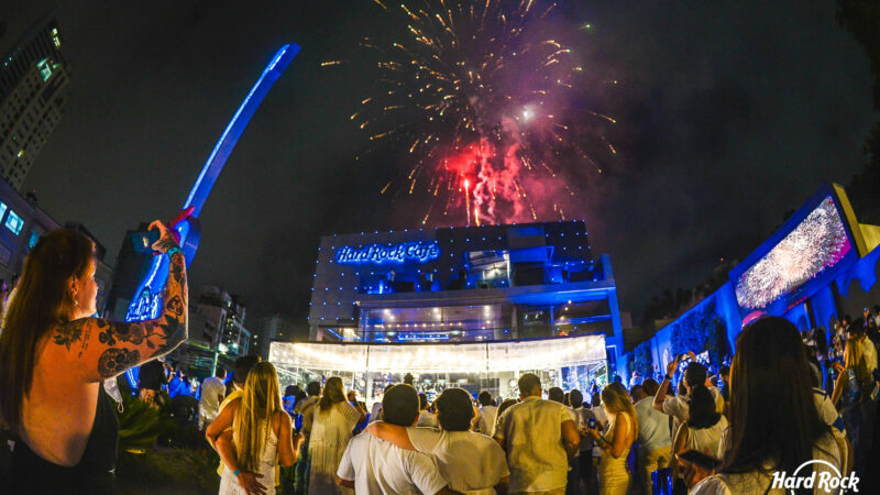 Hard Rock Cafe Curitiba anuncia tradicional festa de Ano Novo com experiência all-inclusive e espetáculo de fogos