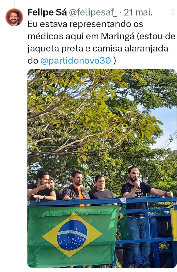 No olho do furacão político: Partido Novo em silêncio diante dos crimes do candidato a deputado e se prepara para a corrida à Prefeitura de Maringá”