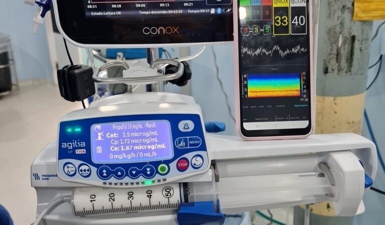 Chega ao Brasil novo aparelho de monitoramento de anestesia