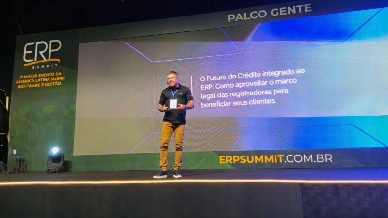 Crédito: presidente da Nexxera palestra no ERP Summit 2024