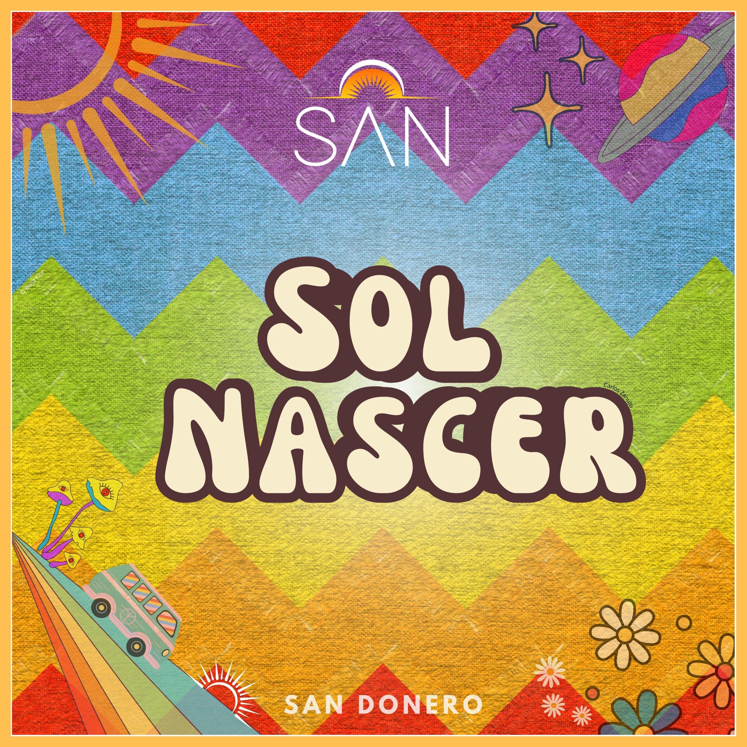 San Donero se inspira em sua kombi no single “Sol Nascer”