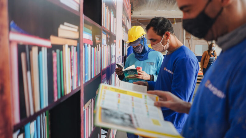 Obra em Maringá recebe “Canteiro da Leitura”