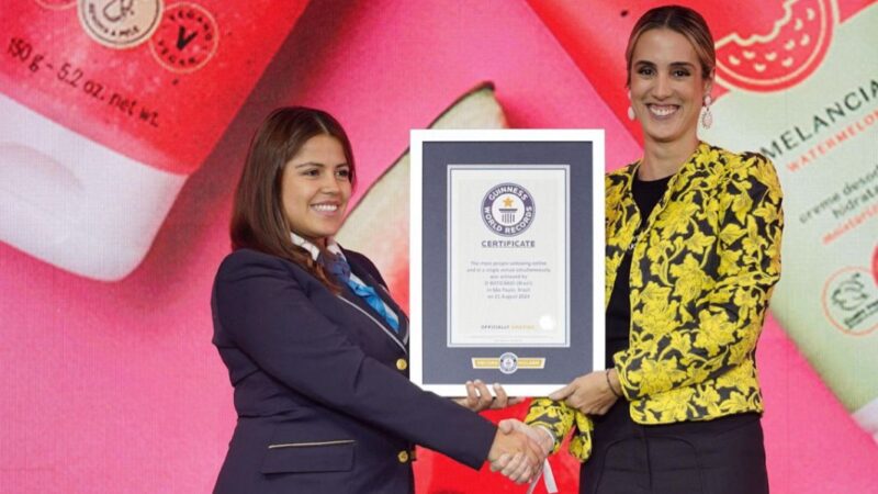 O Boticário quebra recorde mundial e conquista um título do Guinness World Records com lançamento de linha inspirada na melancia