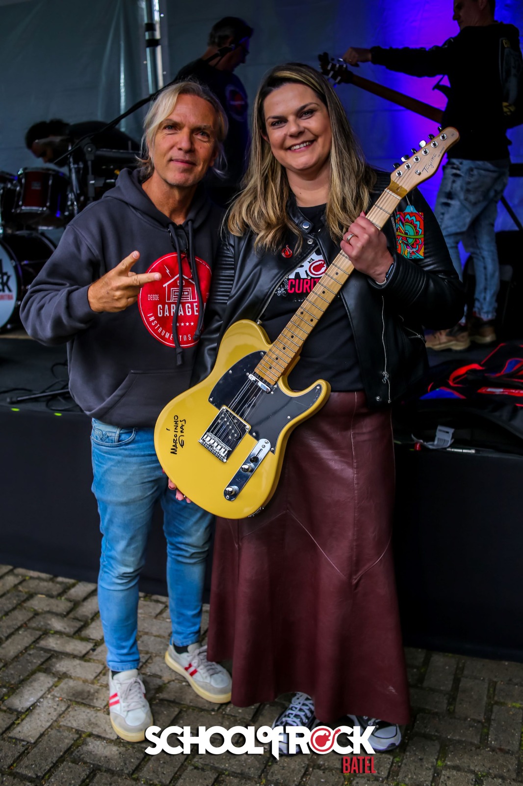 Show do guitarrista Marcinho Eiras marca inauguração da School of Rock