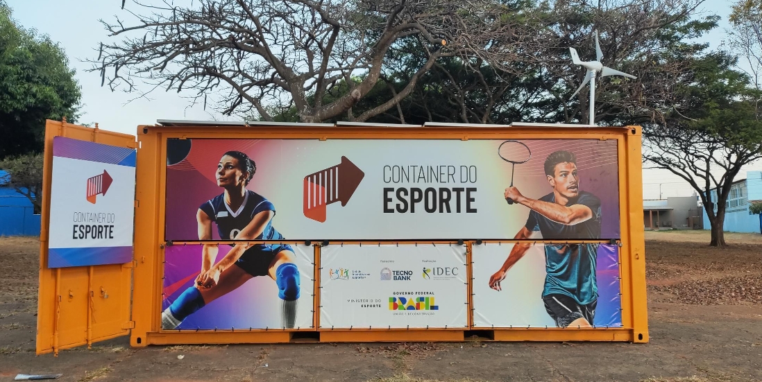 Projeto Container do Esporte transforma infância com aulas gratuitas