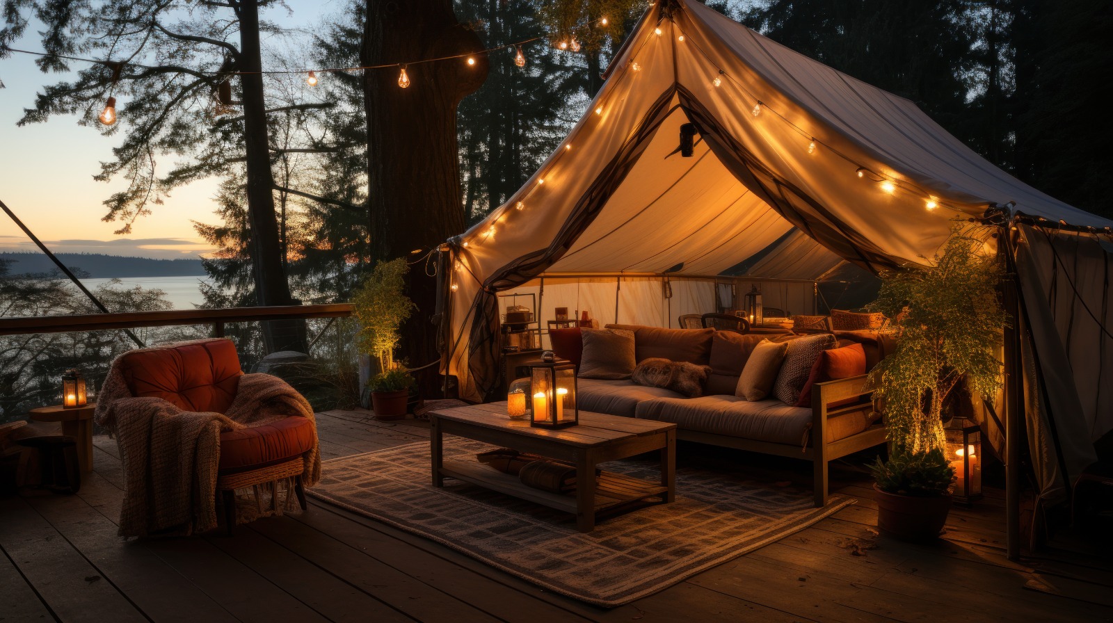 Tendência para 2025: Estilo Glamping une sofisticação e conexão com a natureza