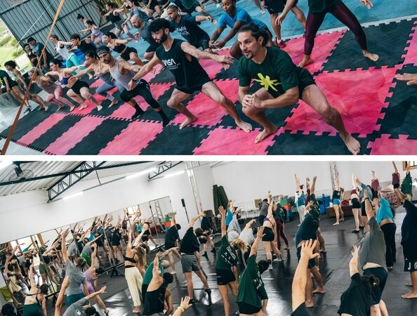 Bailarinos do Balé Teatro Guaíra participam de Camp de formação em circo