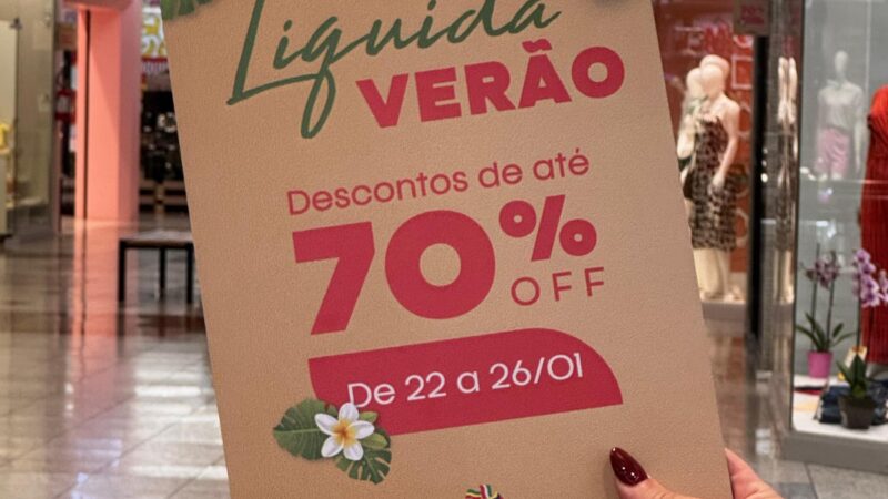 Liquida: o calor das promoções está de volta no Shopping Jardim das Américas