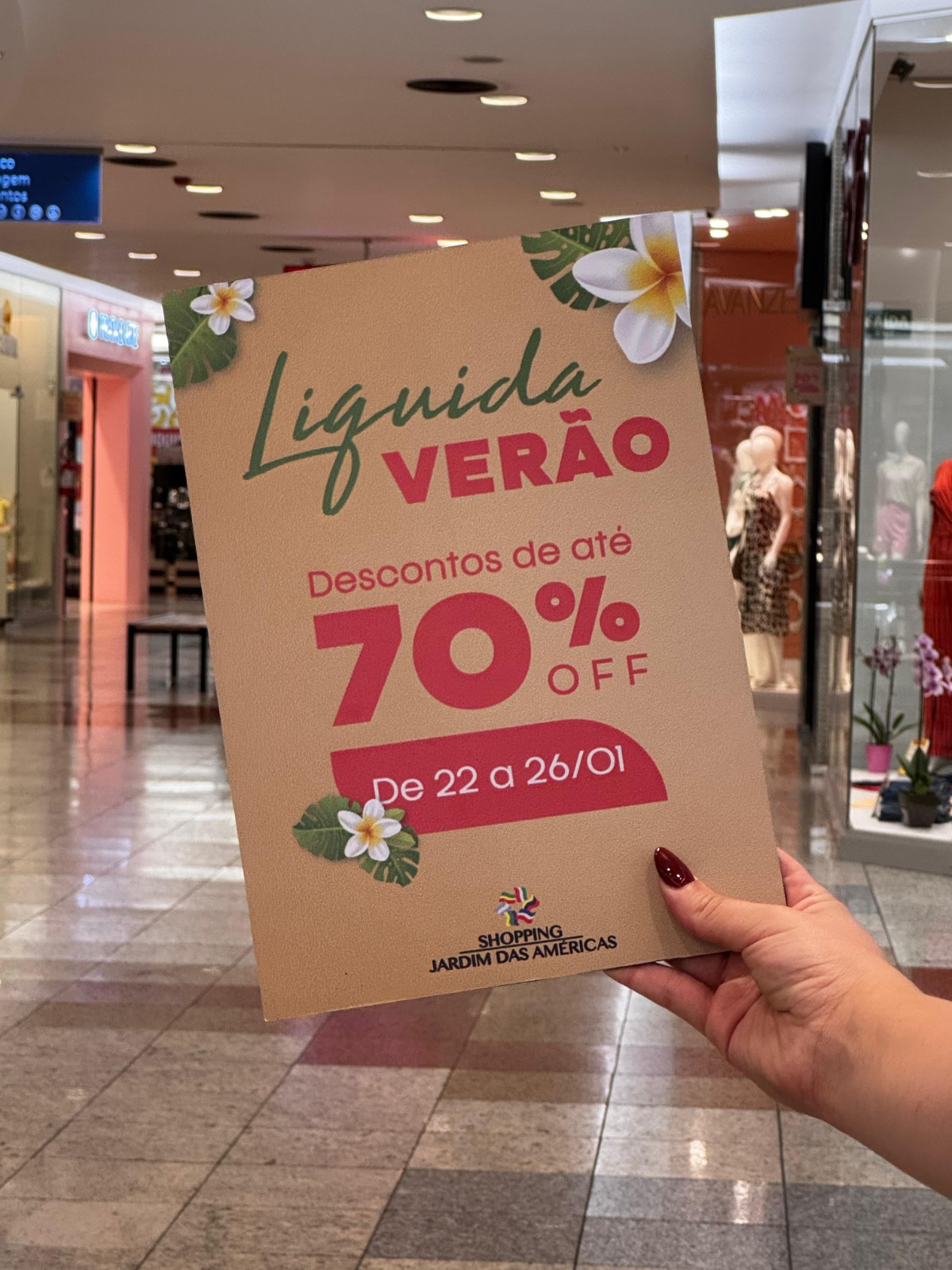 Liquida: o calor das promoções está de volta no Shopping Jardim das Américas