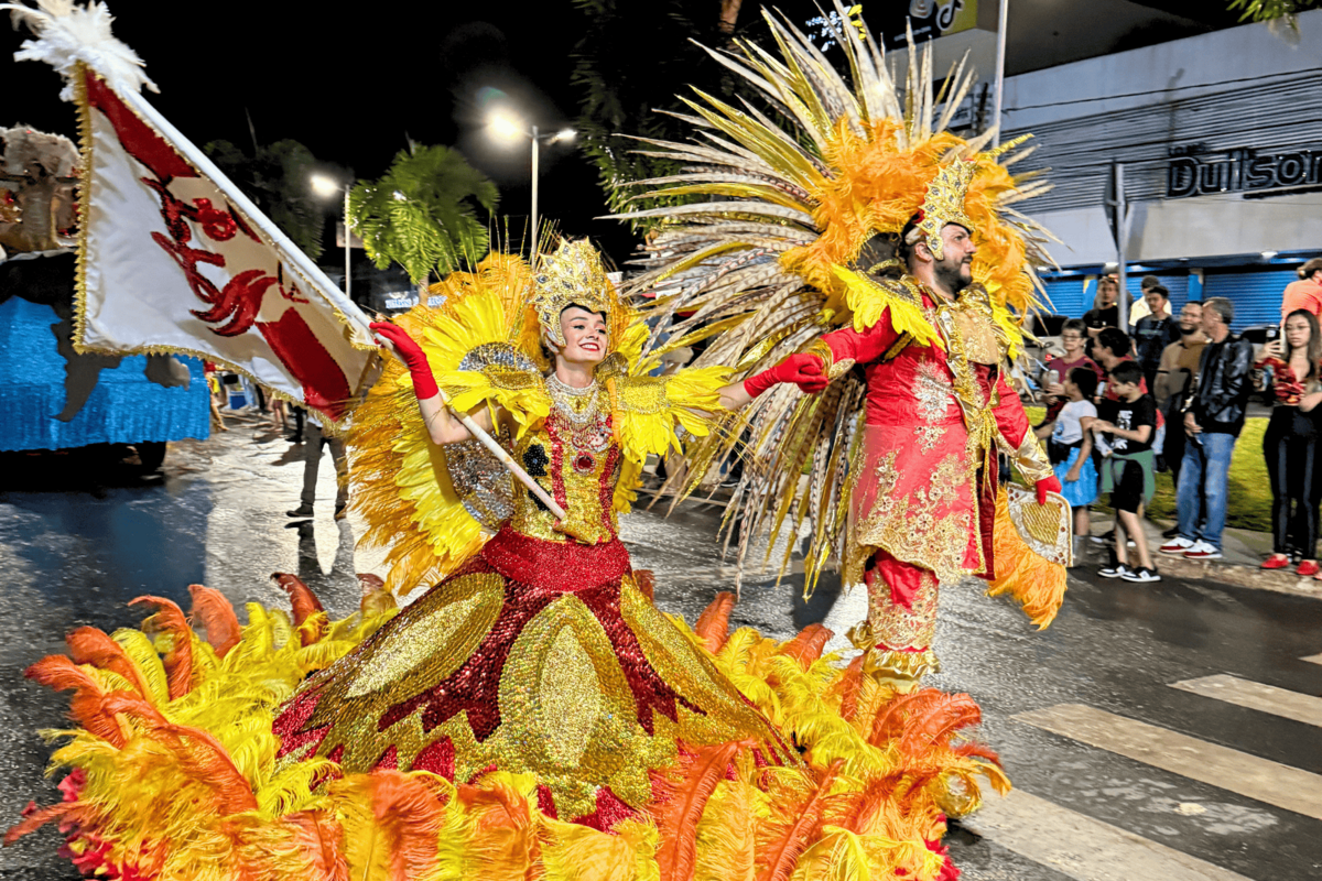 Escola de samba sobe a avenida com enredo sobre preservação ambiental