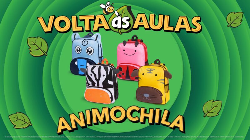 Volta às aulas: campanha do Palladium Curitiba vai distribuir “mochilas de bichinhos”