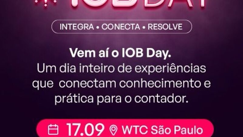 IOB realizará evento para profissionais contábeis e empresas