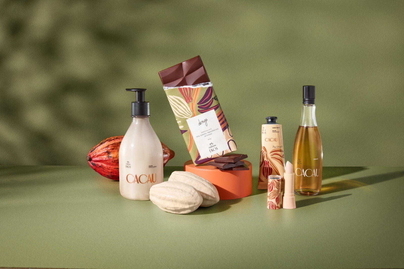 Natura Ekos e Dengo criam experiência sensorial inédita para celebrar o cacau em todas as suas formas