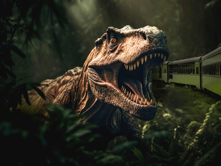 Expresso Jurássico: Curitiba recebe o primeiro trem temático de dinossauros do Brasil 