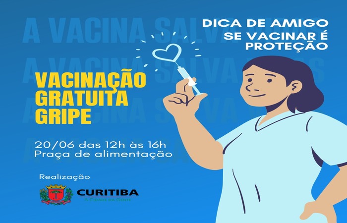 Ventura Shopping promove vacinação gratuita contra gripe