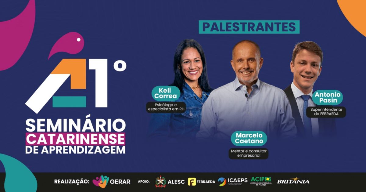 Santa Catarina sedia 1º Seminário Catarinense de Aprendizagem