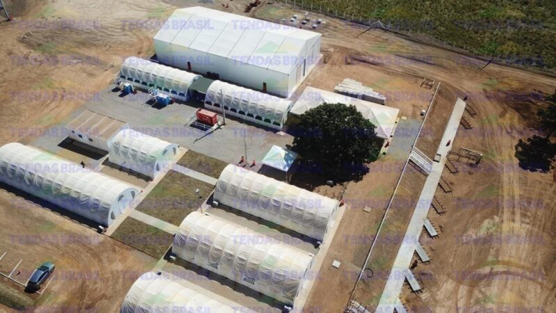 Galpões lonados são soluções para auxiliar obras e indústria