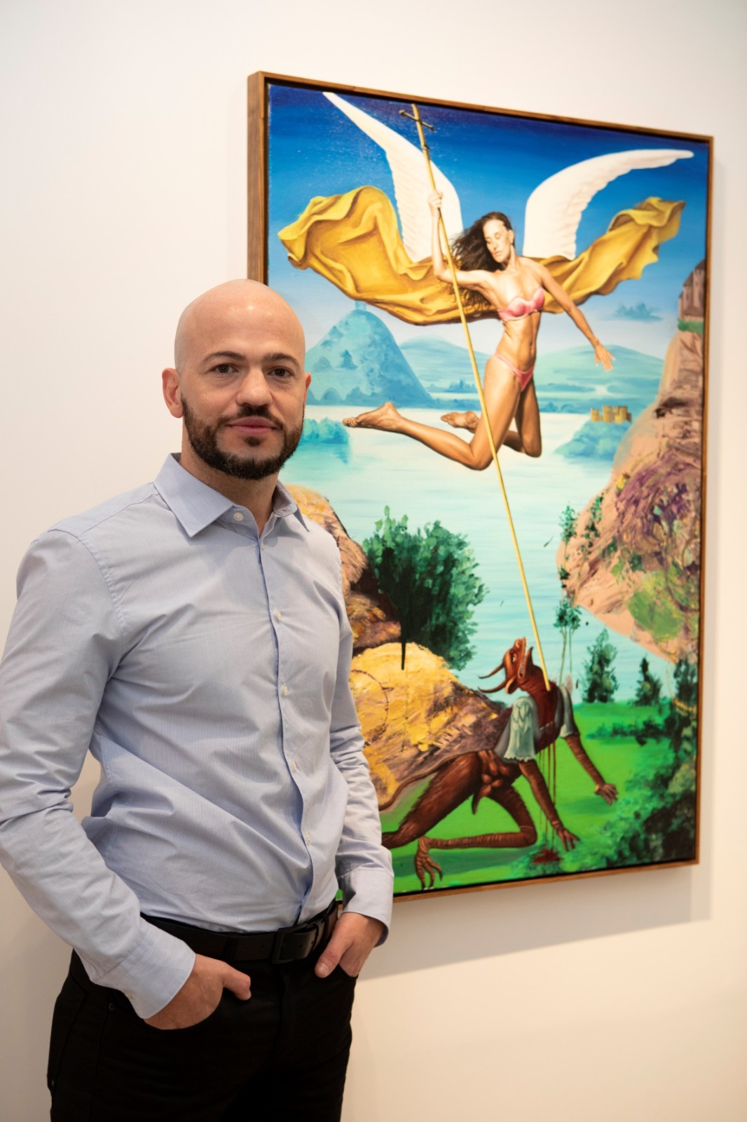 Artista curitibano Felipe Scandelari apresenta releituras de grandes obras da história da arte em sua série Renascimento 