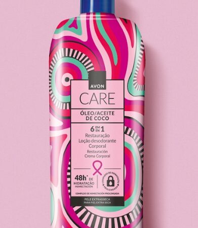 Avon destina lucro de linha de produtos em prol do cuidado com a saúde das mamas
