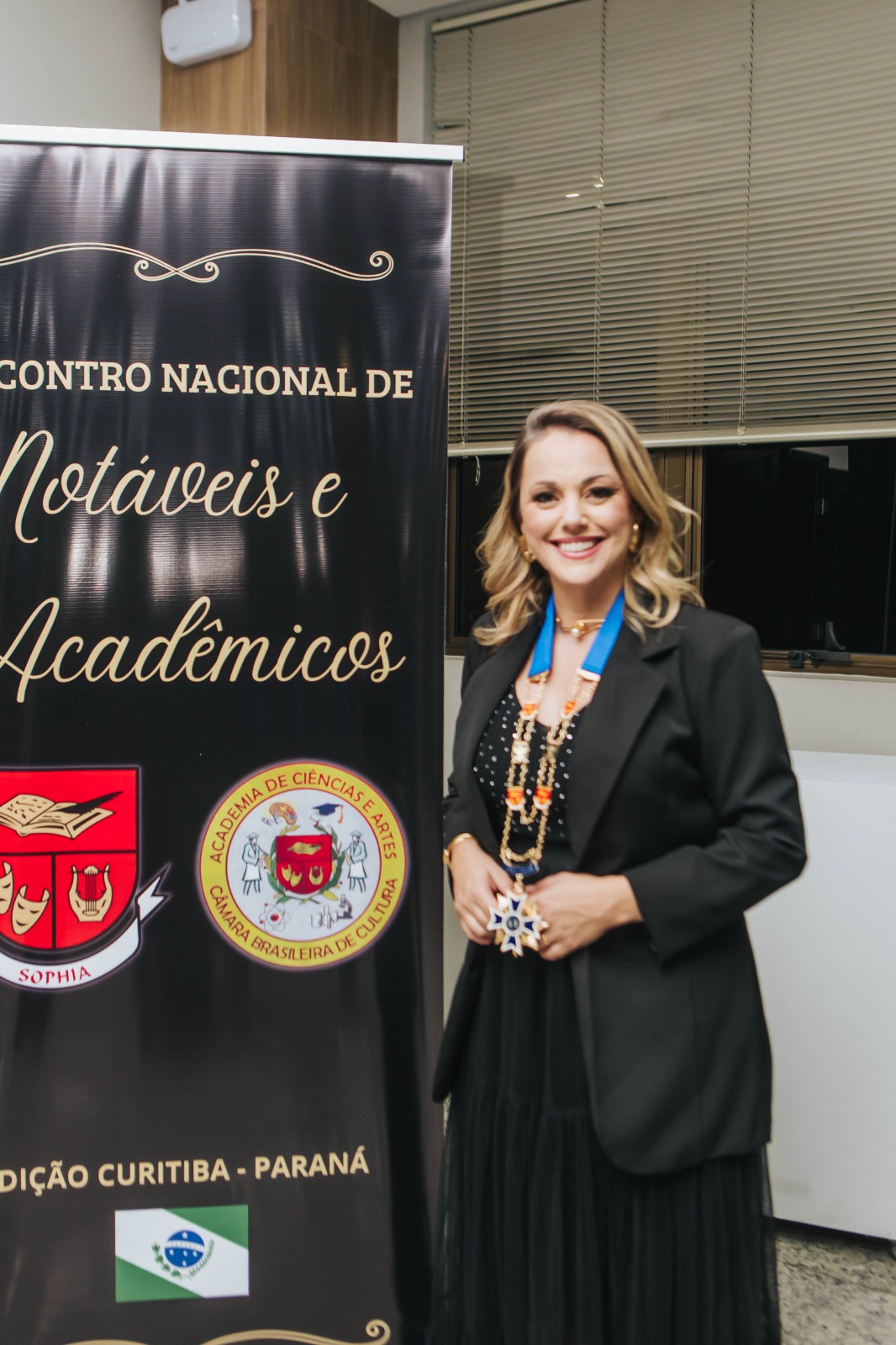 Giselle Suardi é condecorada com o Grão-Colar da Comunicação pela Câmara Brasileira de Cultura