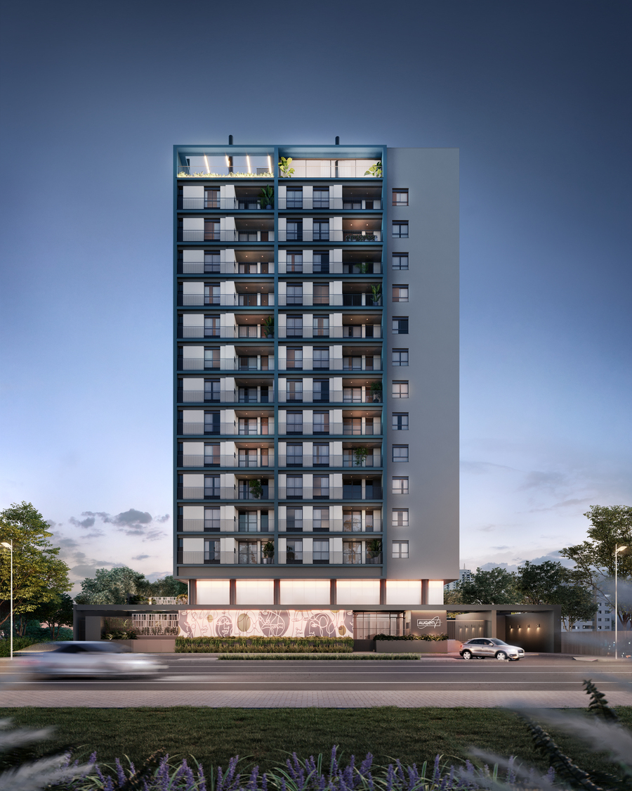 Augen leva conceito de galeria habitável para o alto padrão no Ecoville