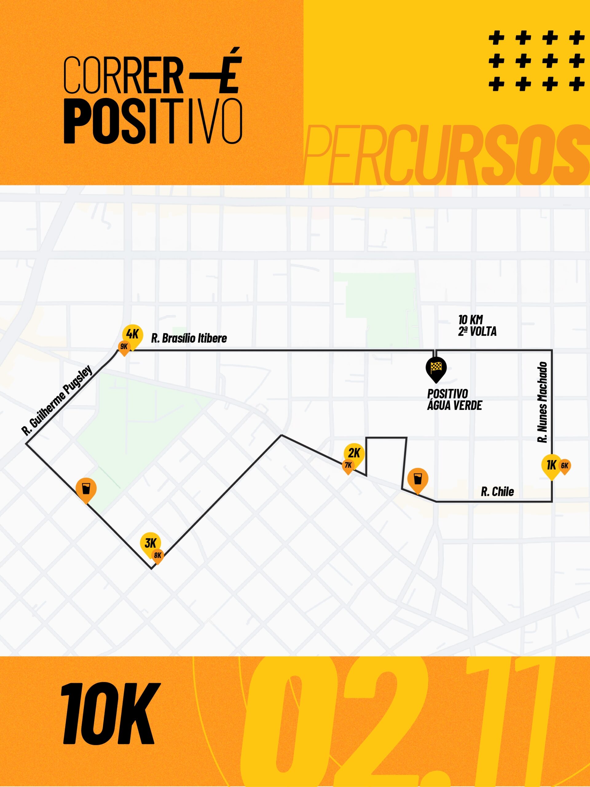 Corrida e caminhada Correr é Positivo movimenta Curitiba neste domingo (2)