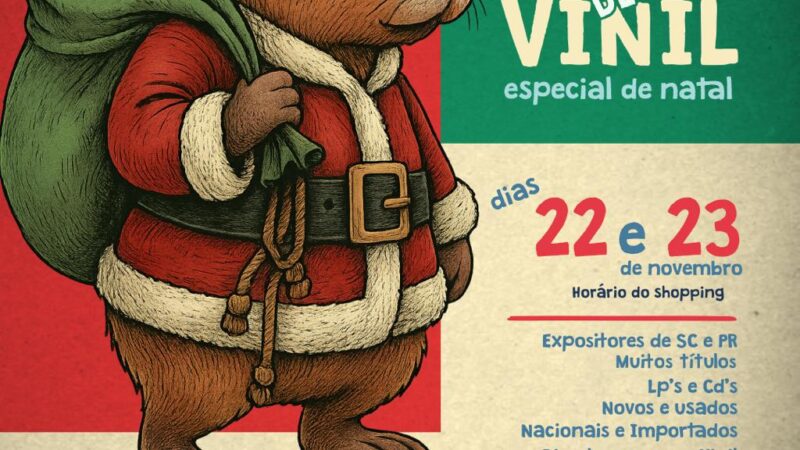 Feira do Vinil do Shopping Crystal entra no clima da Black Friday com descontos especiais