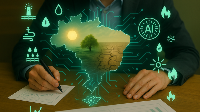 IBRACEM lança modelo de avaliação de risco climático com IA
