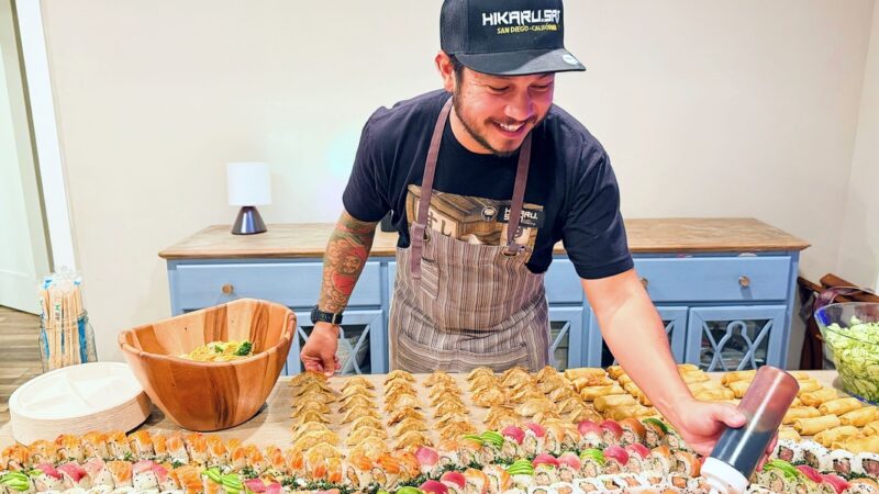 Chef brasileiro promove serviço de catering japonês nos EUA