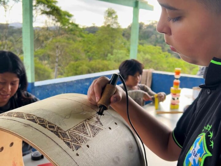 Celebração na Serra do Mar encerra ciclo de oficinas da Sutil Companhia de Dança na Aldeia Tupã Nhe’é Kretã
