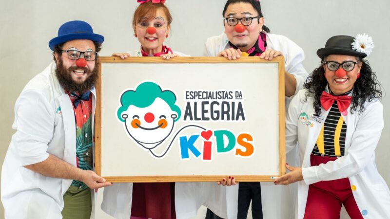 Projeto Especialistas da Alegria Kids leva descontração e música para crianças e adolescentes no Hospital Oncopediátrico Erastinho de Curitiba