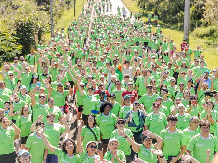 Caminhada Cuidando do Coração reúne mais de mil pessoas em Campina Grande do Sul