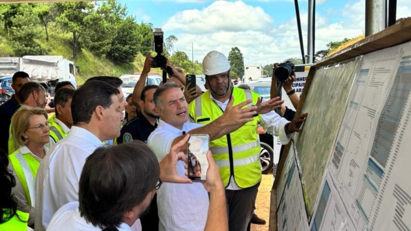 Ministro dos Transportes visita obras de duplicação do Contorno Norte de Curitiba