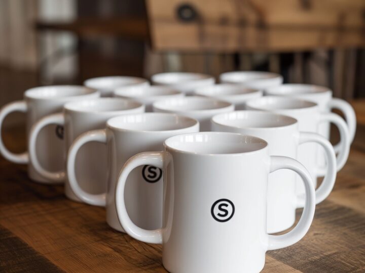 Canecas personalizadas são opção para presentes corporativos