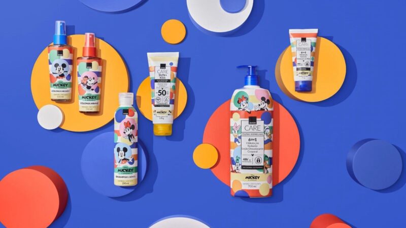 Novos produtos das linhas Avon Care e Casa & Estilo inspirados em Mickey & Amigos celebram o cuidado em família