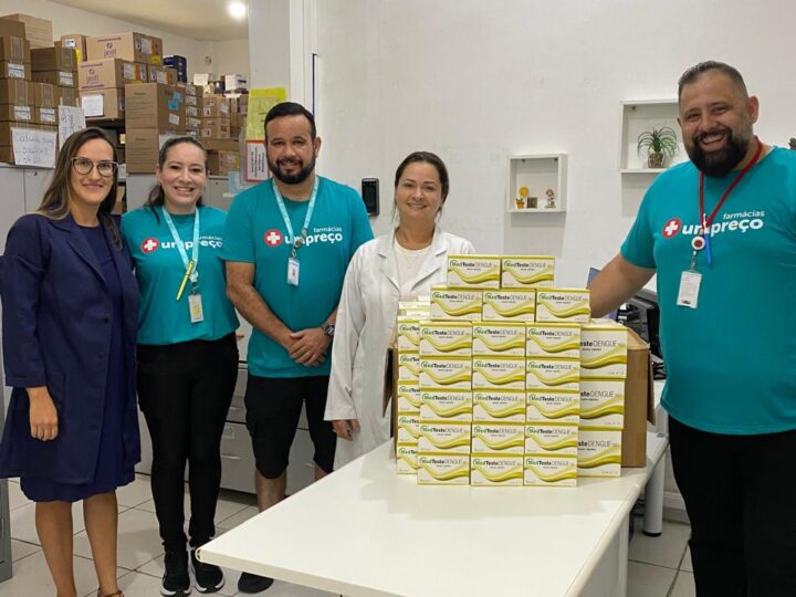 Unipreço doa 1.800 autotestes de dengue para Guaratuba