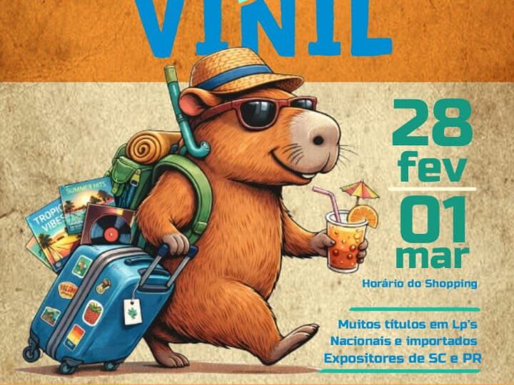 Neste fim de semana: Feira de Vinil volta ao Shopping Crystal com mais de 7 mil LPs e programação para os amantes da música