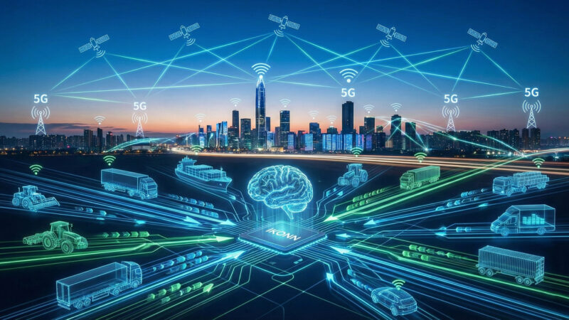 Rede 5G e IoT transformam rastreamento em gestão de dados