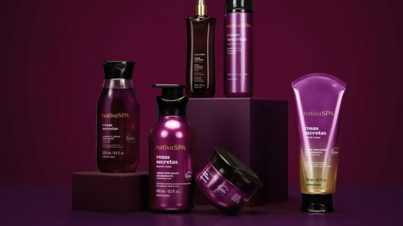 O Boticário une a nobreza da Rosa Turca à neurociência inédita na América Latina para lançar Nativa SPA Rosas Secretas, com fragrância que estimula desejo imediato