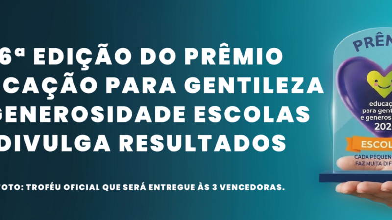 Prêmio EGG 2025 reconhece escolas por impacto social