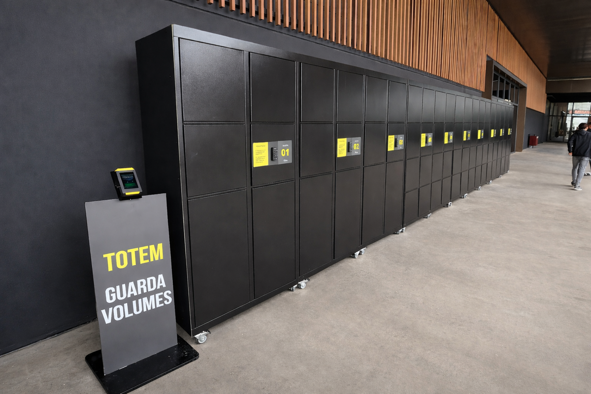 Meu Locker instala armários em pavilhões de SP