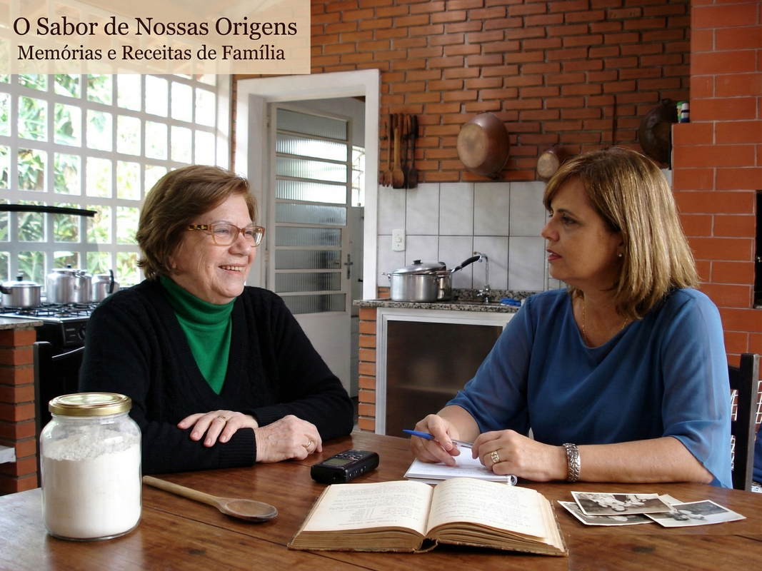 Projeto registra memórias familiares por meio de receitas e histórias