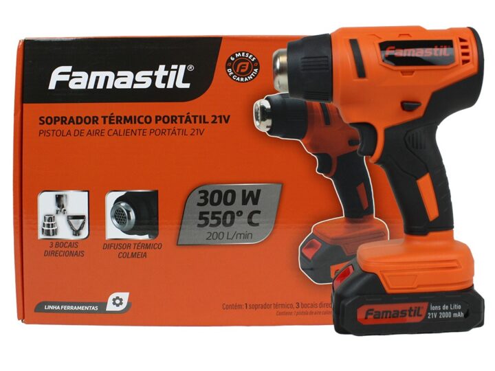 Resultado de especialista em casa: novo soprador térmico portátil da Famastil facilita reparos e acabamentos