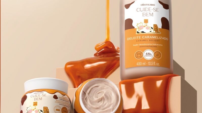 O Boticário amplia portfólio da linha queridinha com o lançamento de Cuide-se Bem Deleite Caramelizado