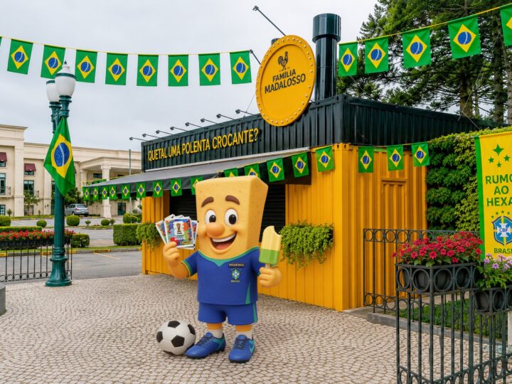 Família Madalosso promove manhã de troca de figurinhas da Copa com brincadeiras e experiências para as famílias