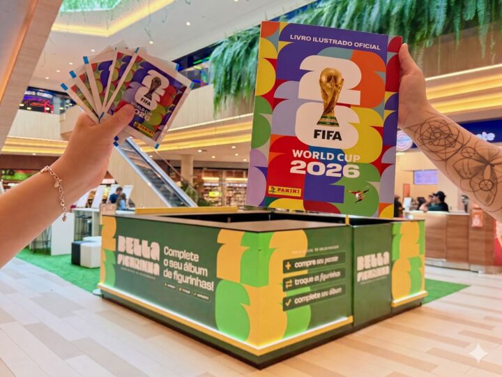 Jockey Plaza Shopping inaugura ponto autorizado e distribuidor oficial da Panini da Copa do Mundo FIFA 2026