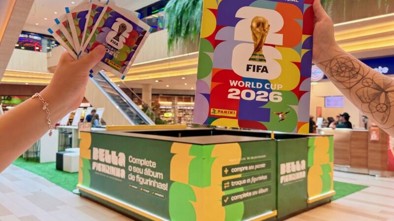 Jockey Plaza Shopping inaugura ponto autorizado e distribuidor oficial da Panini da Copa do Mundo FIFA 2026