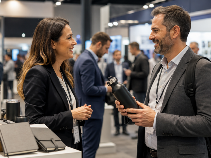 Brindes corporativos ampliam networking em eventos