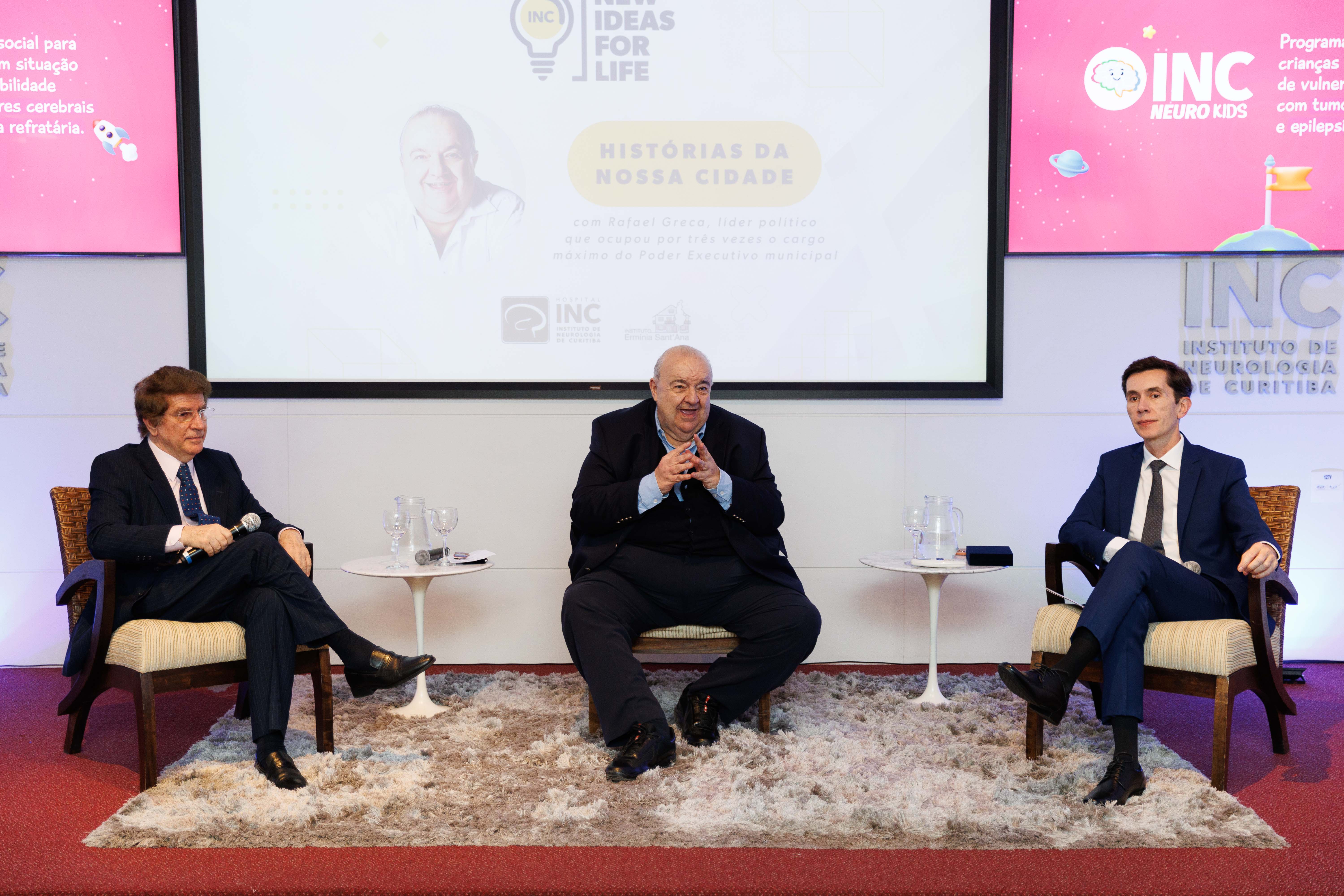 Rafael Greca transforma história de Curitiba em inspiração durante encontro no Hospital INC