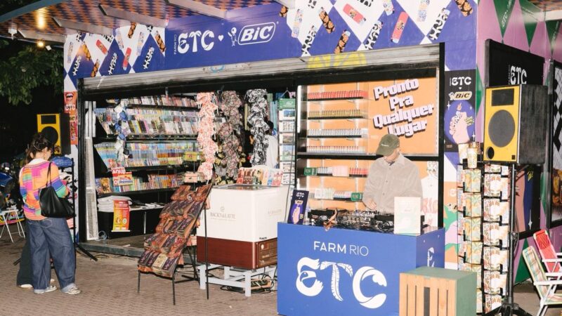 FARM Etc e BIC promovem ativação no Rio para lançar collab